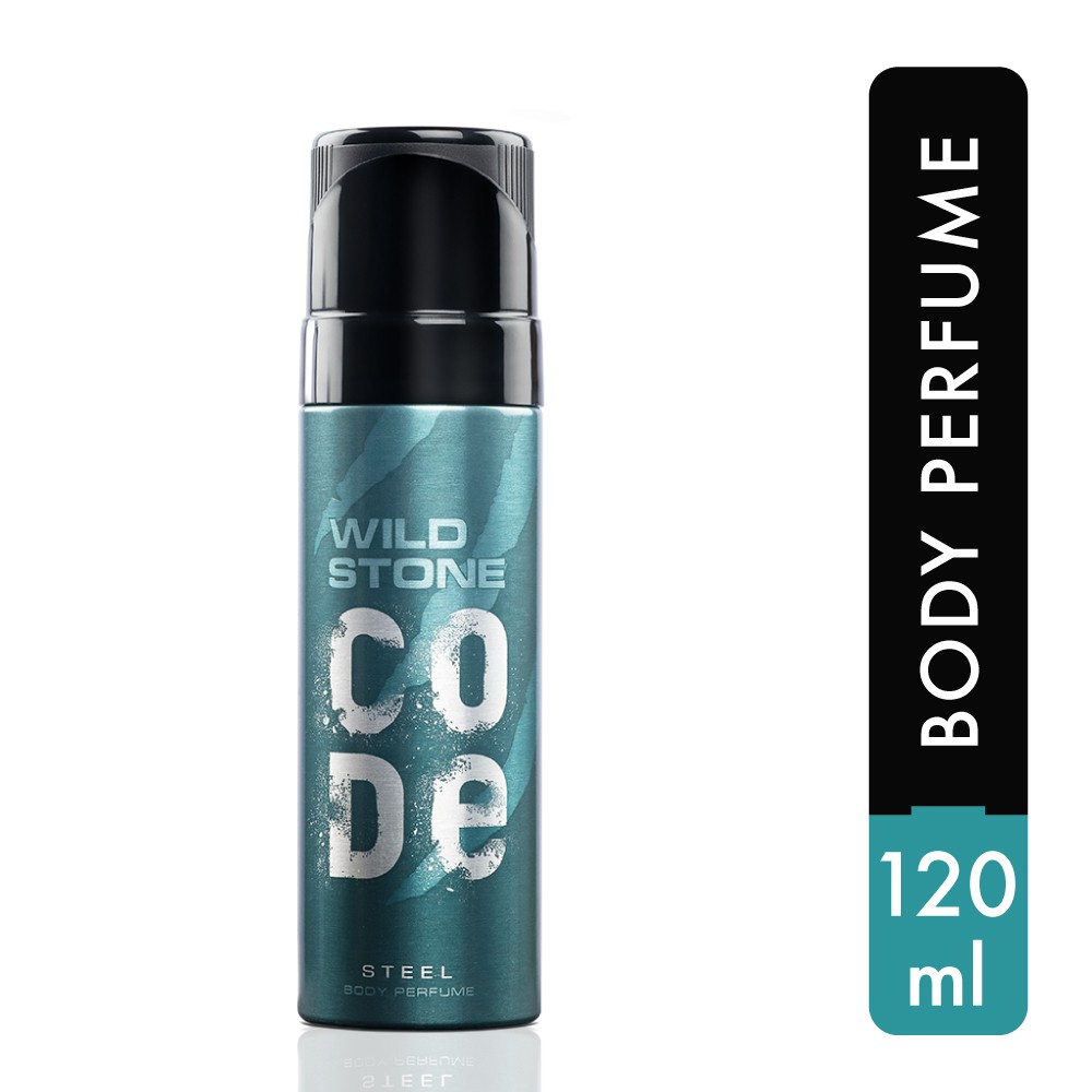 Wild Stone Code Steel Body Perfume For Men - (120ml)