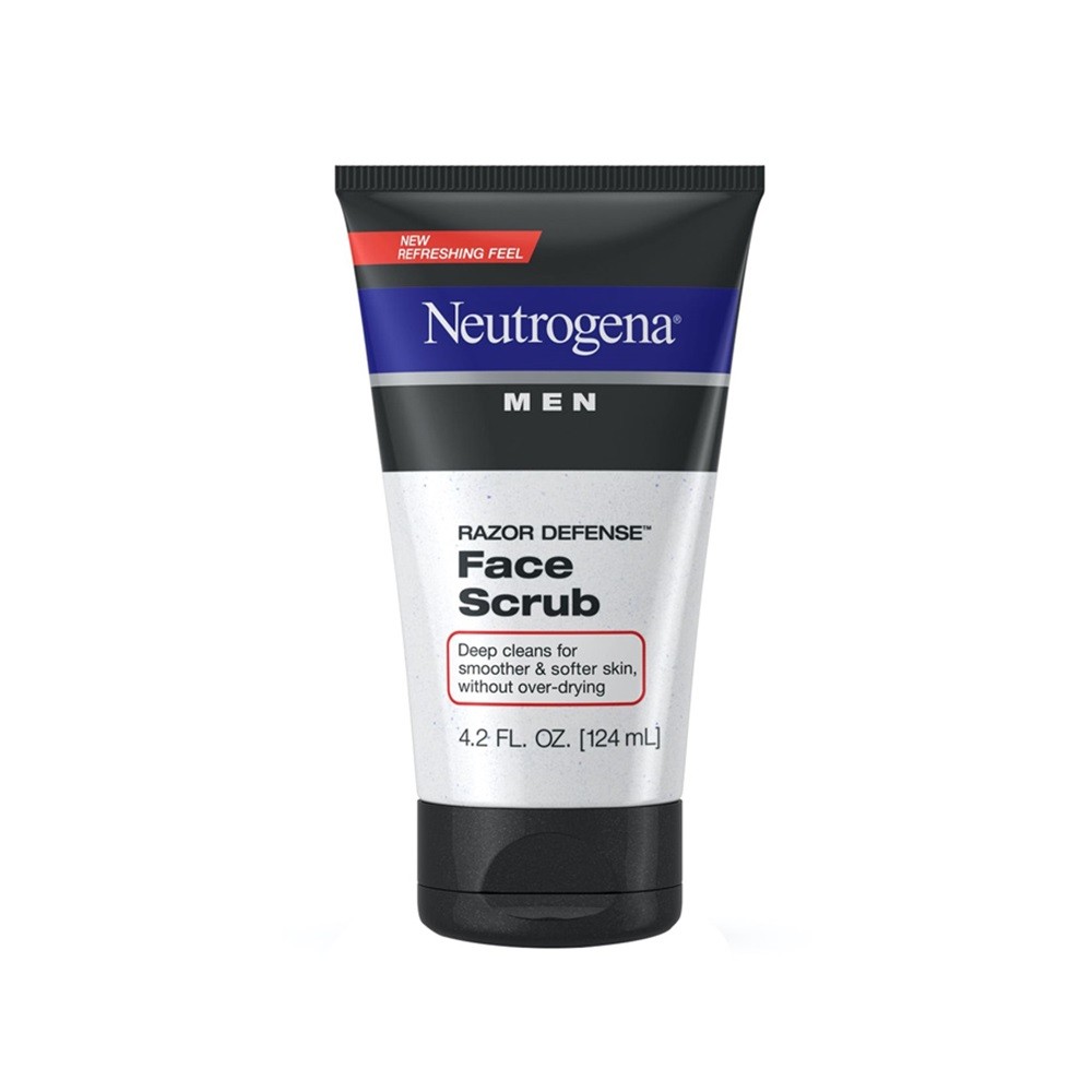 Neutrogena Men Razor Defense Face Scrub (124ml)