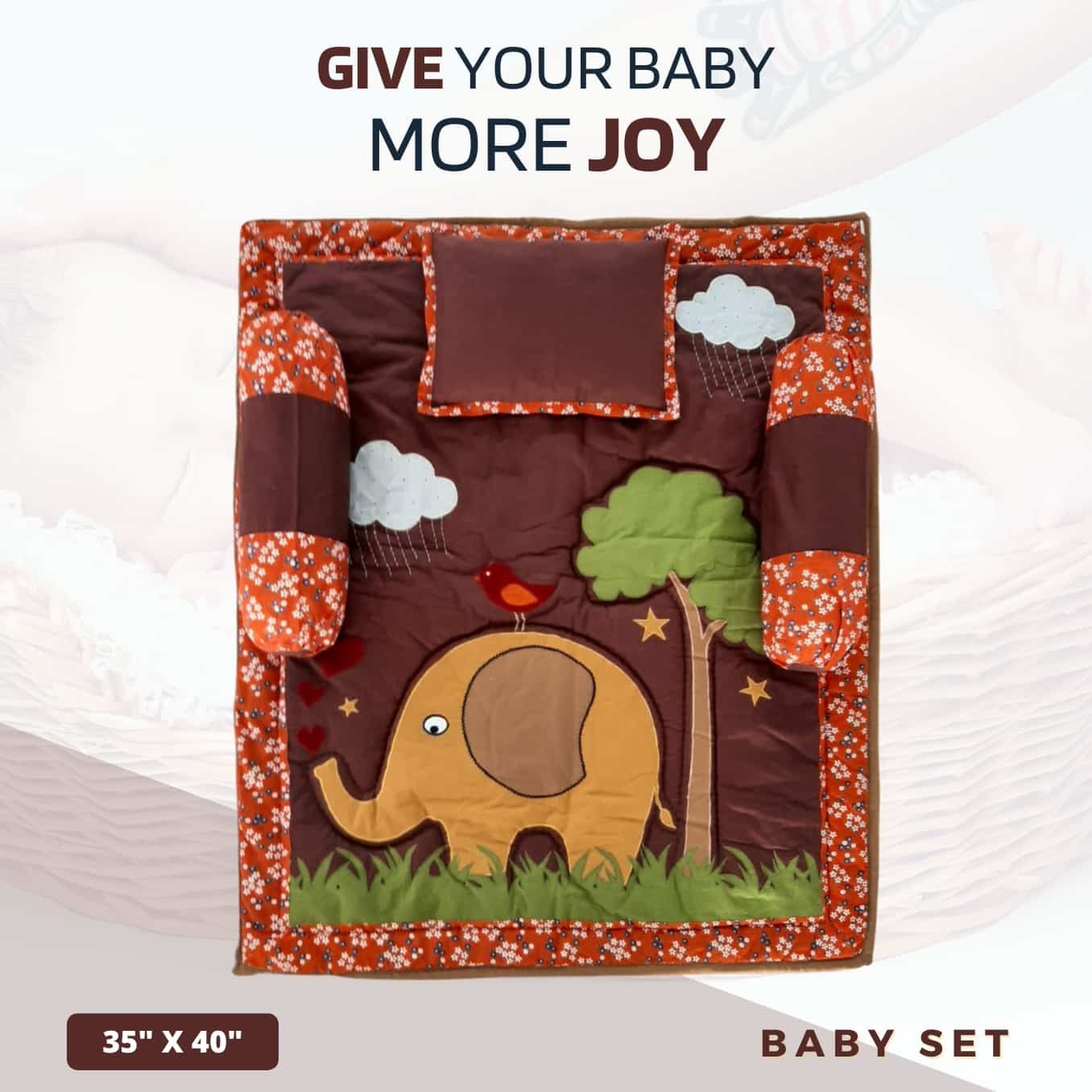 Baby Bedding Set – Elephant