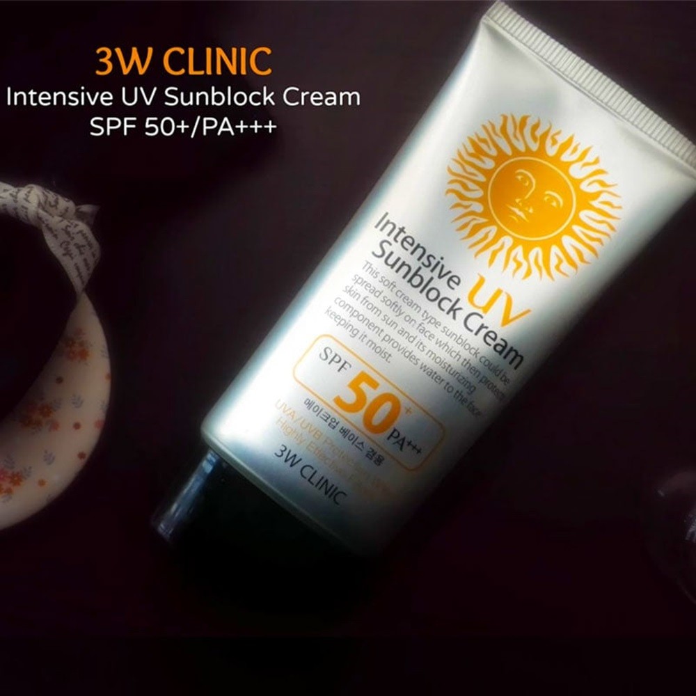 3W Clinic Intensive UV Sunblock Cream SPF 50+PA+++ (70ml)