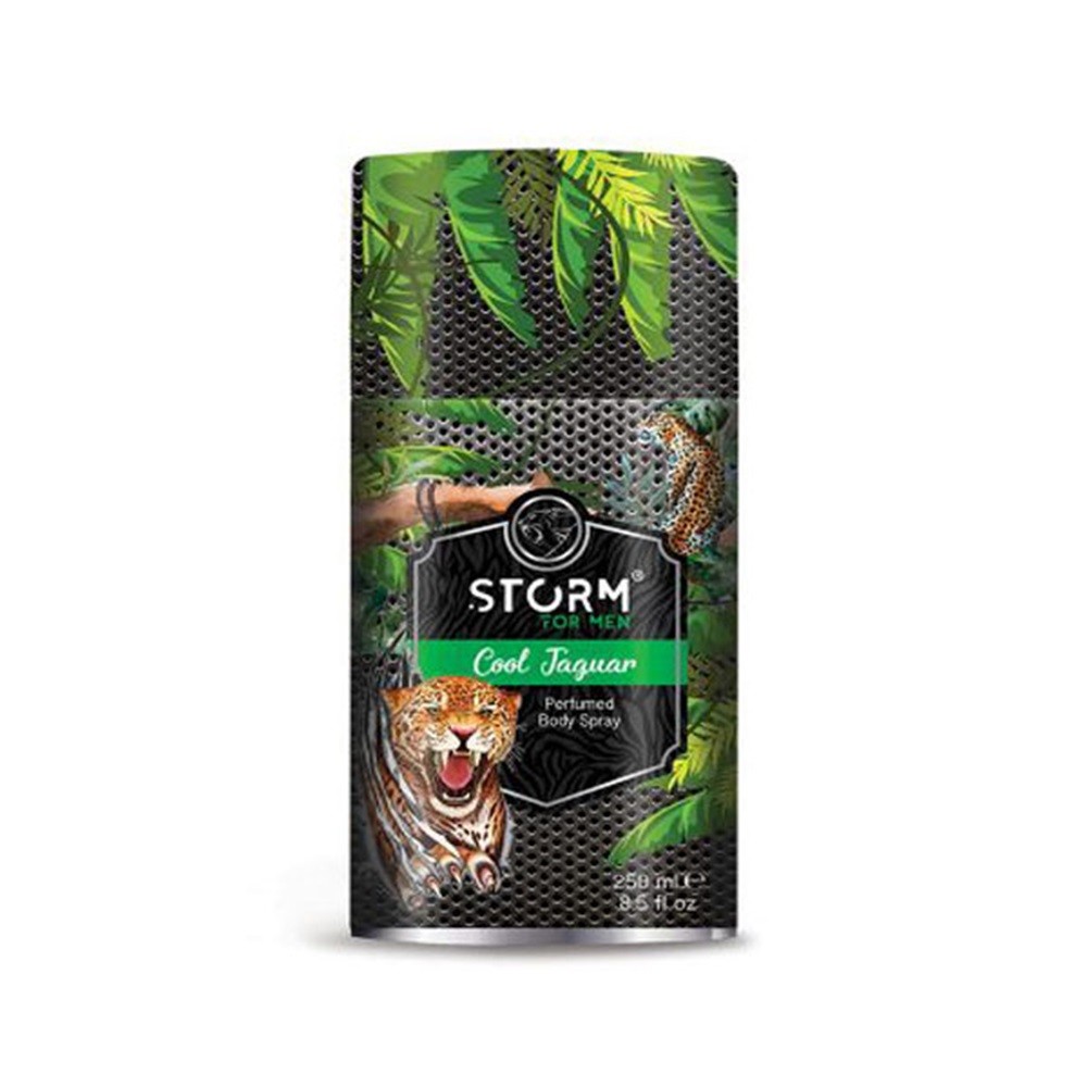 Storm Perfumed Deodorant Body Spray For Men Cool Jaguar (250ml)