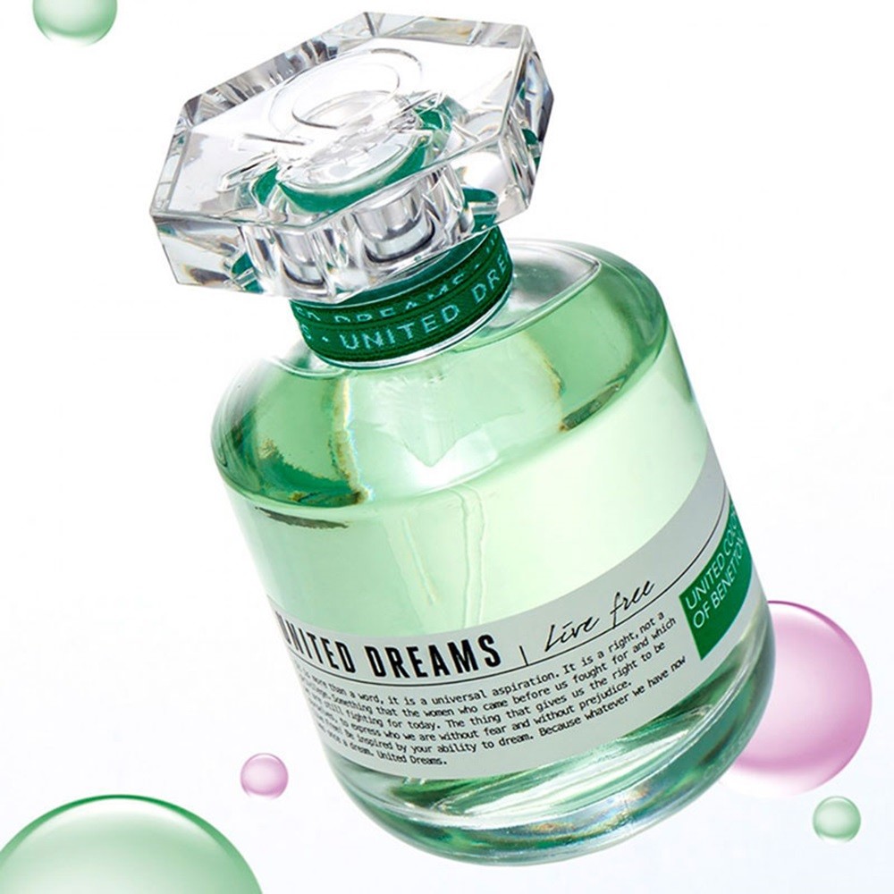 Benetton United Dreams Live Free Eau De Toilette For Her (80ml)