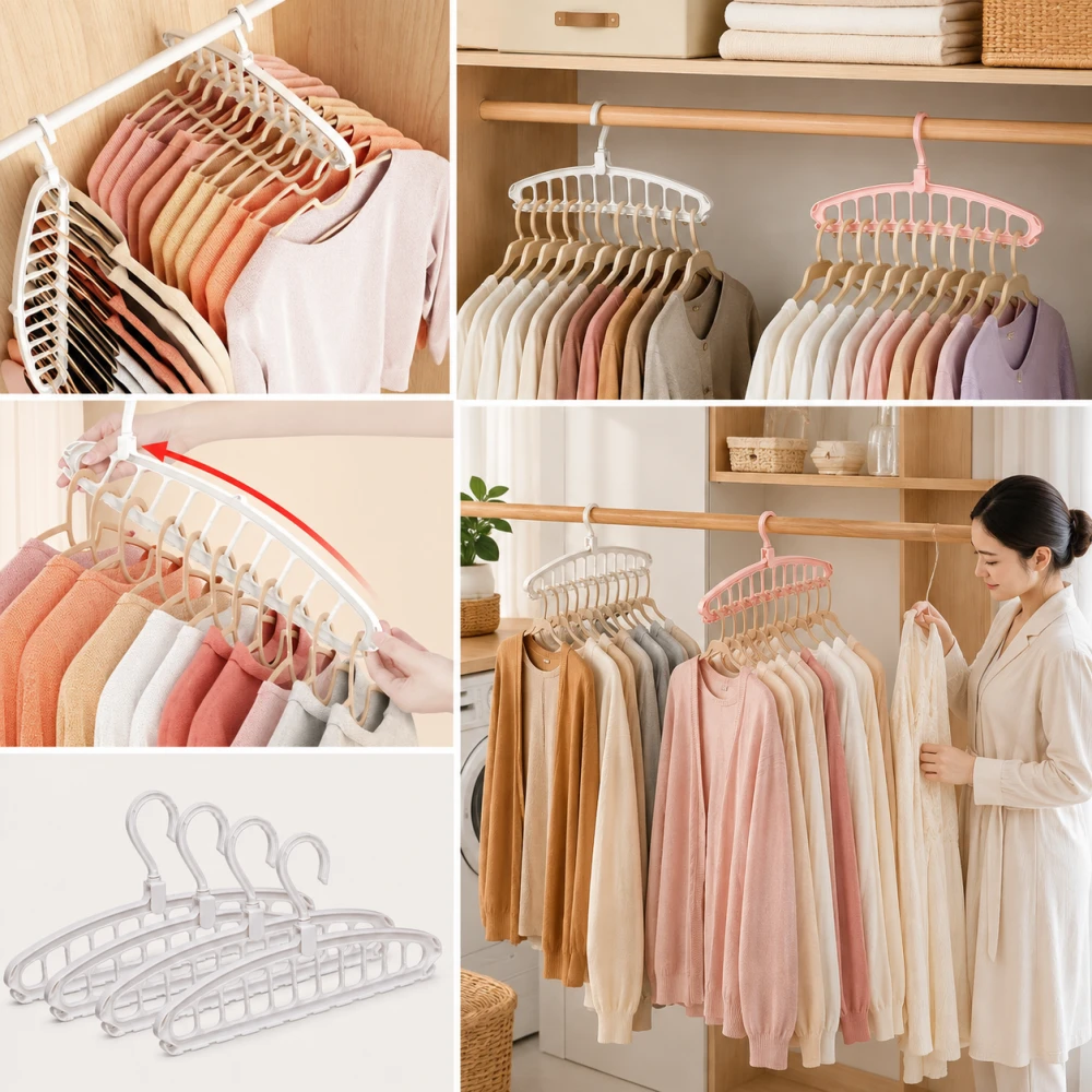 11 Hole Space Saving Clothes Hanger