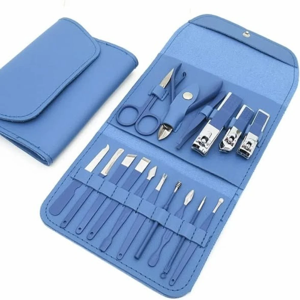 16PCS Stainless Steel Manicure & Pedicure Set – Professional Kit
