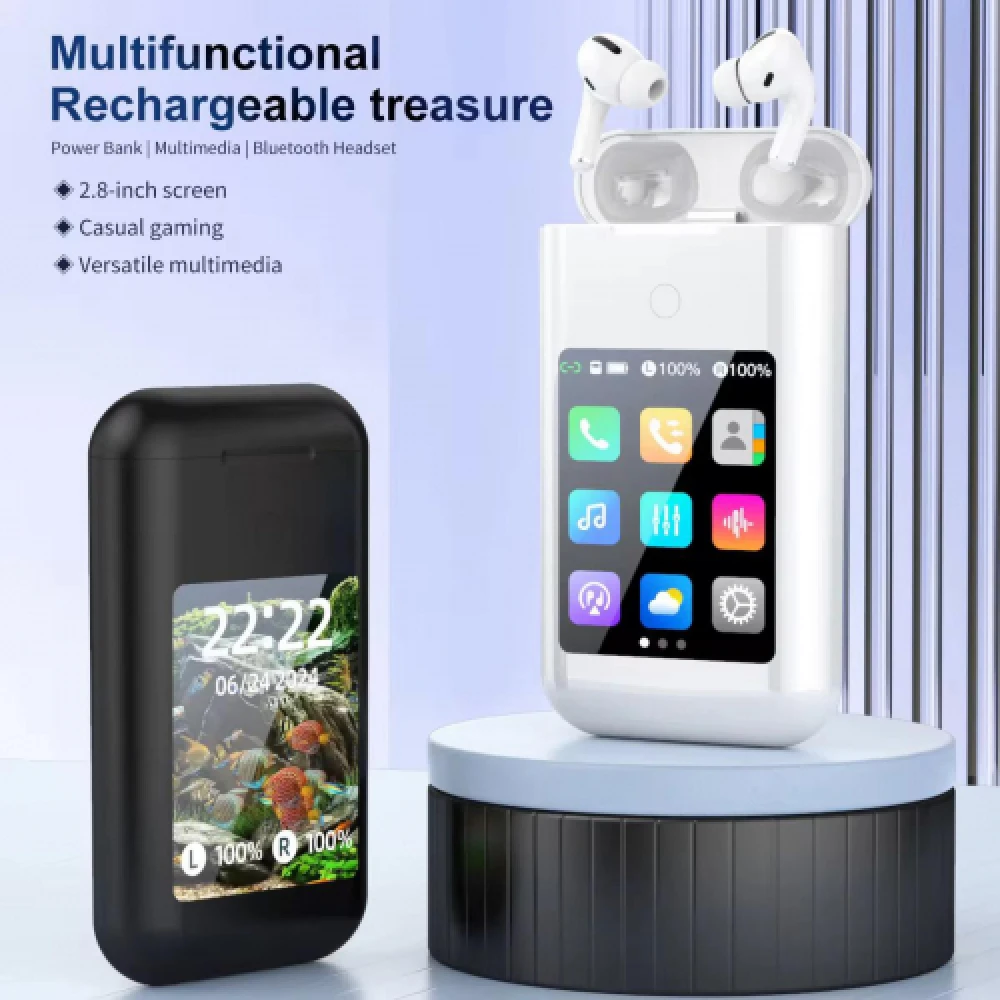 “3-in-1” function, Power Bank capability, and Touch Display.