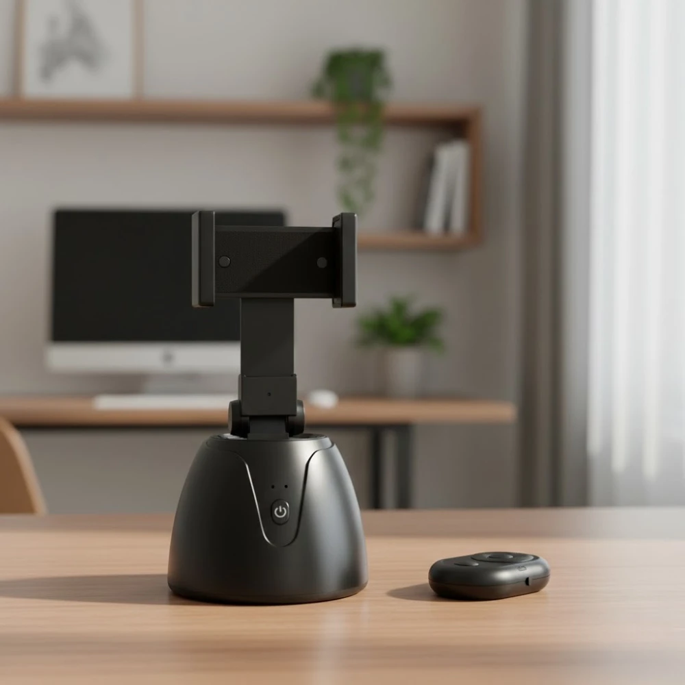 360-degree intelligent automatic tracking gimbal rotating mobile phone holder face recognition,