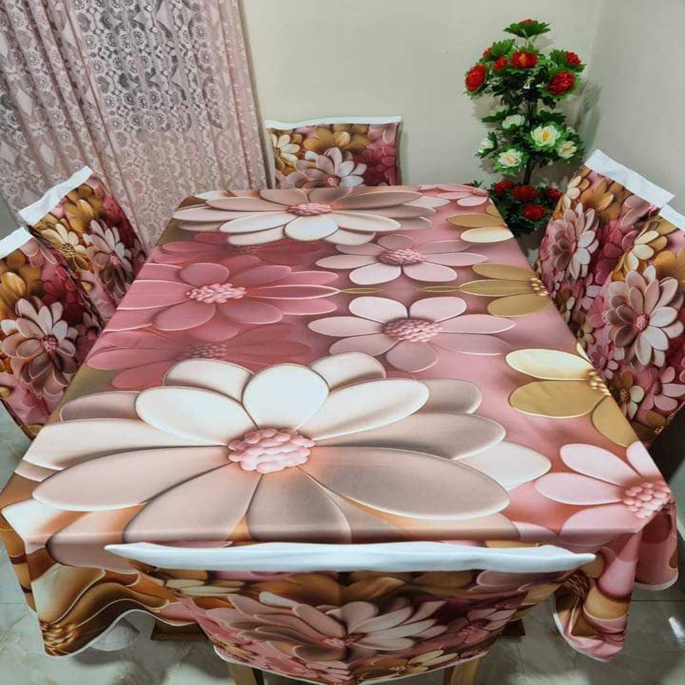 3d Print Korian Velvet 7 Pis Table Cloth