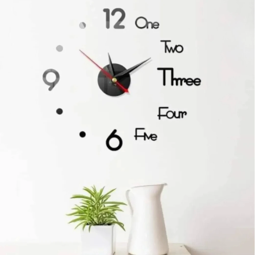 Acrylic 3D Wall Clock