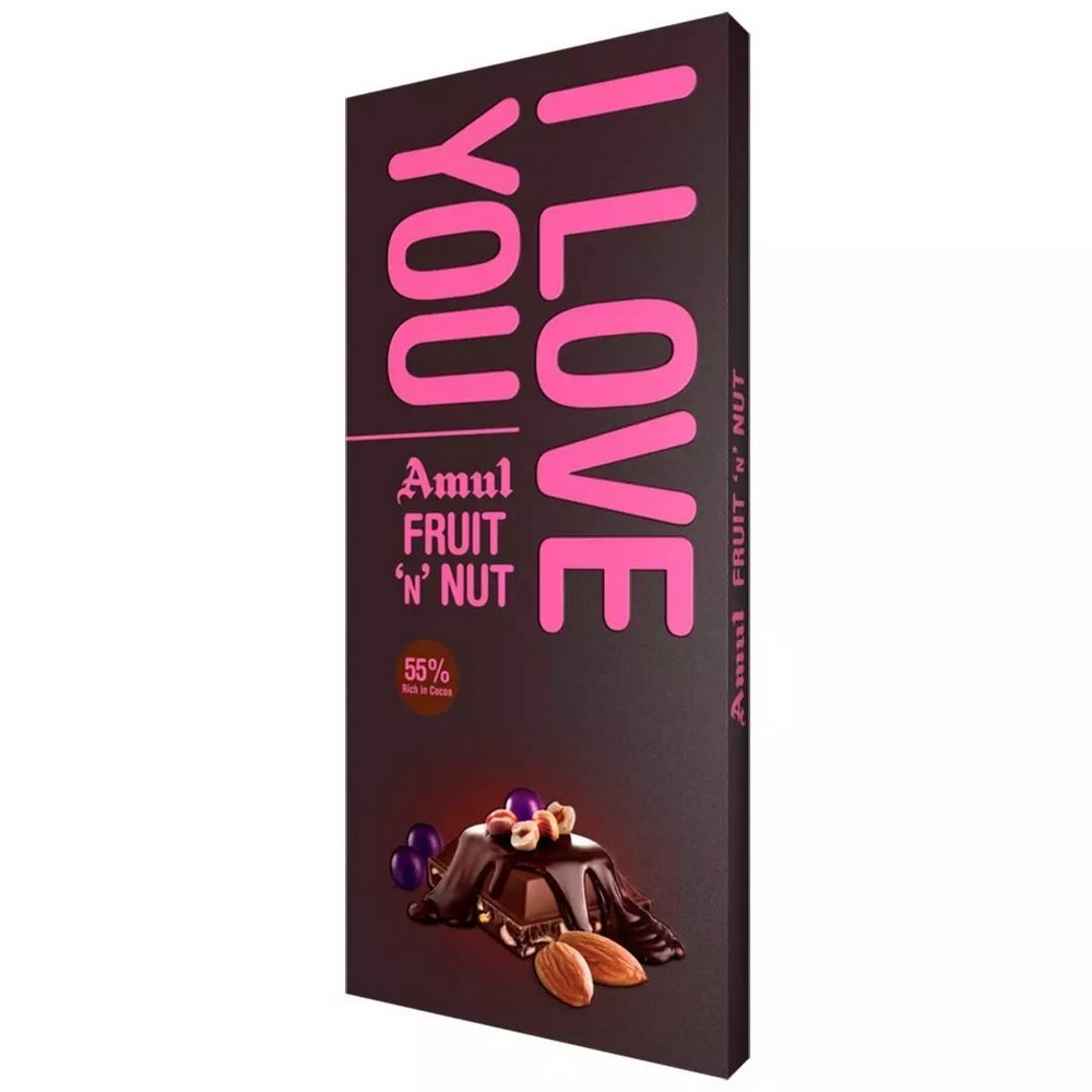 Amul Fruit N Nut Chocolate I Love You