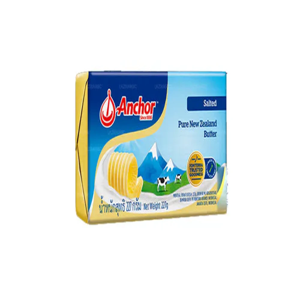 Anchor Unsalted Butter 227gm NZ