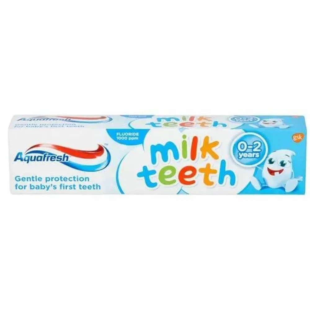 Aquafresh Milk Teeth Toothpaste (0-2 Years) - 50ml