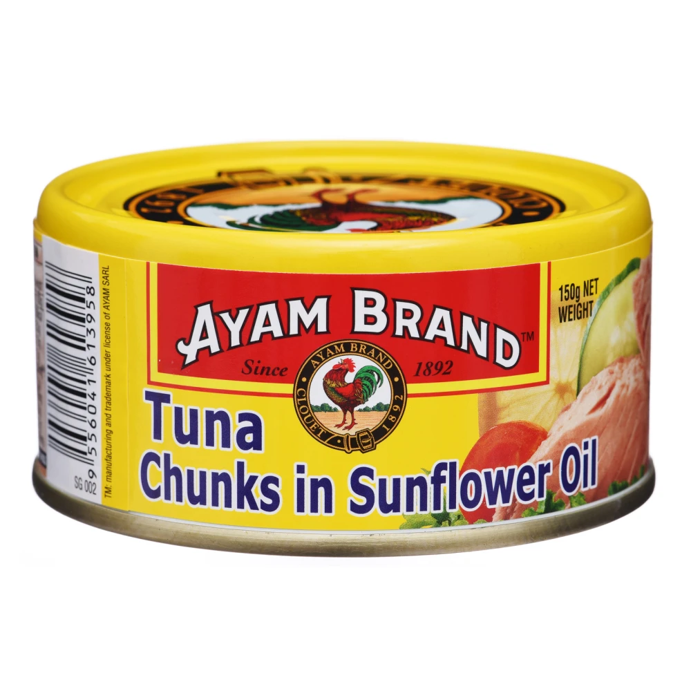AYAM TUNA CHUNKS IN SUNFLOWER OIL 150GM TH