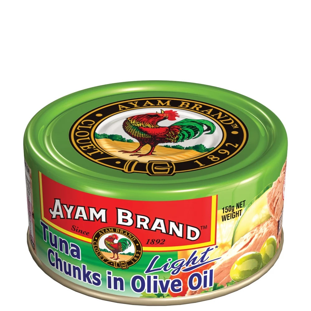 AYUM TUNA CHUNK IN LIGHT OLIVE OIL 150GM