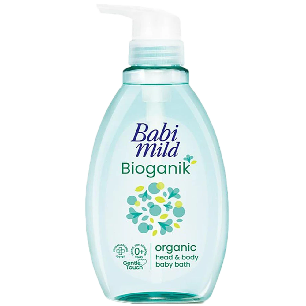 Babi Mild Bioganik Head And Body Baby Bath 380 ML/400