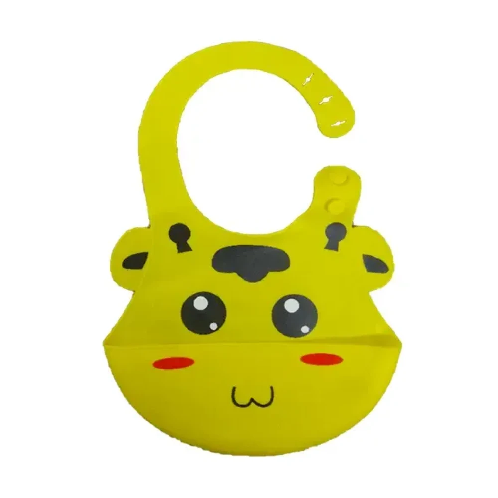 Baby Silicon Bib Yellow Colour