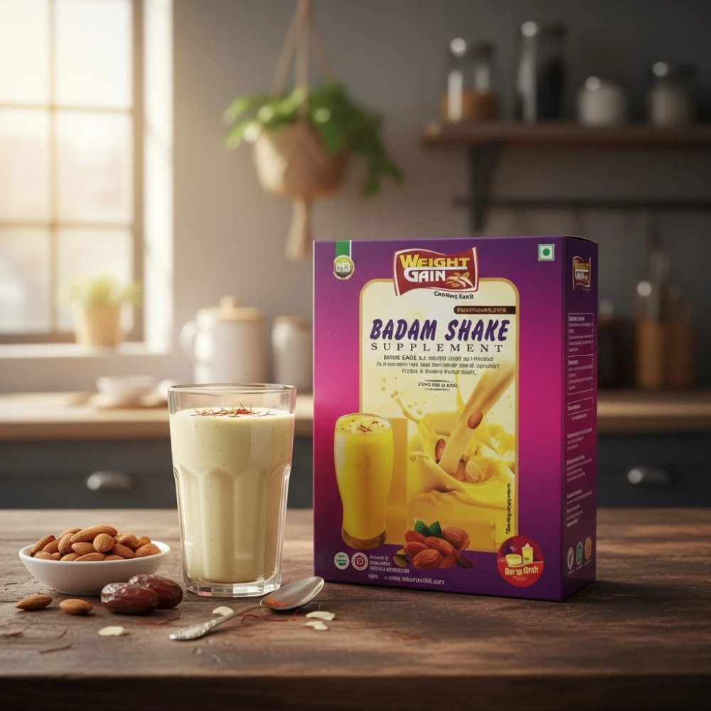 Badam Shake Original for weight gain Milk Shake