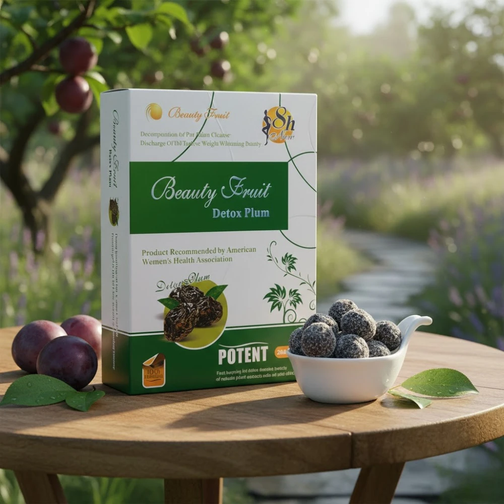 Beauty fruit detox plum