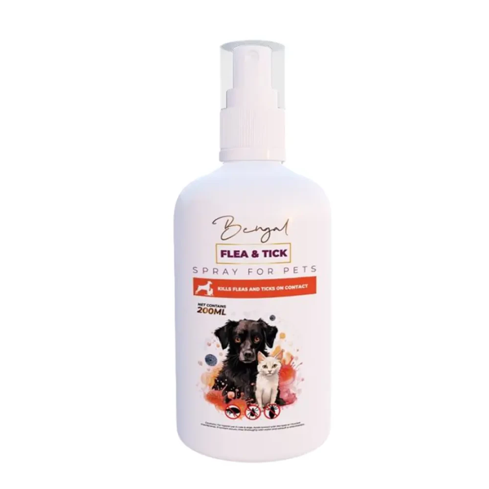 Bengal Flea & Tick Spray for Pets - 200ml