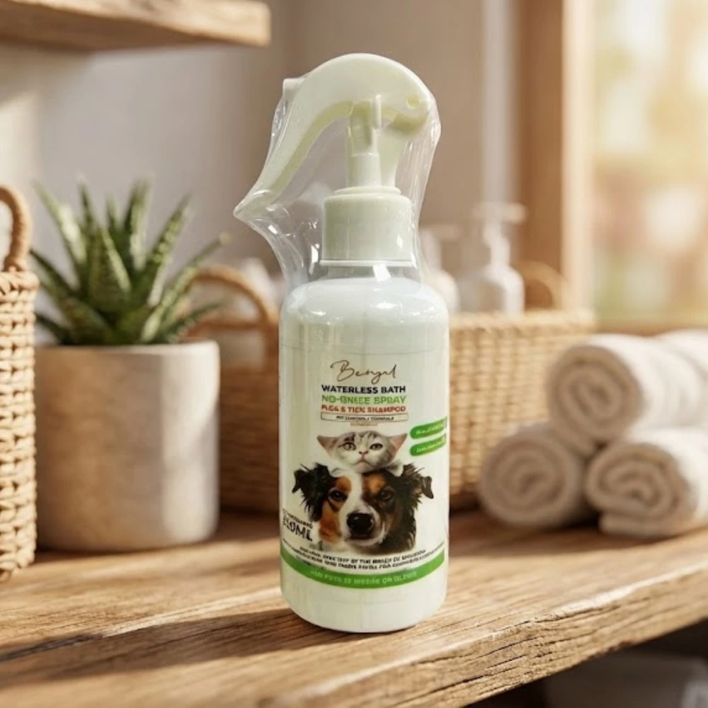 Bengal Waterless Bath No Rinse Flea & Tick Shampoo - 250ml