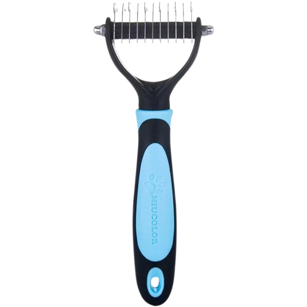 Best Dog Cat Dematting Fur Removal Tool Grooming Comb Undercoat Removal Rake Brush