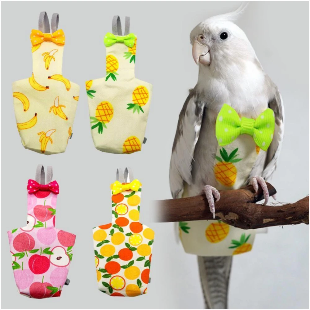 Bird Diaper Washable Cockatiel Size – Comfortable & Reusable Bird Harness