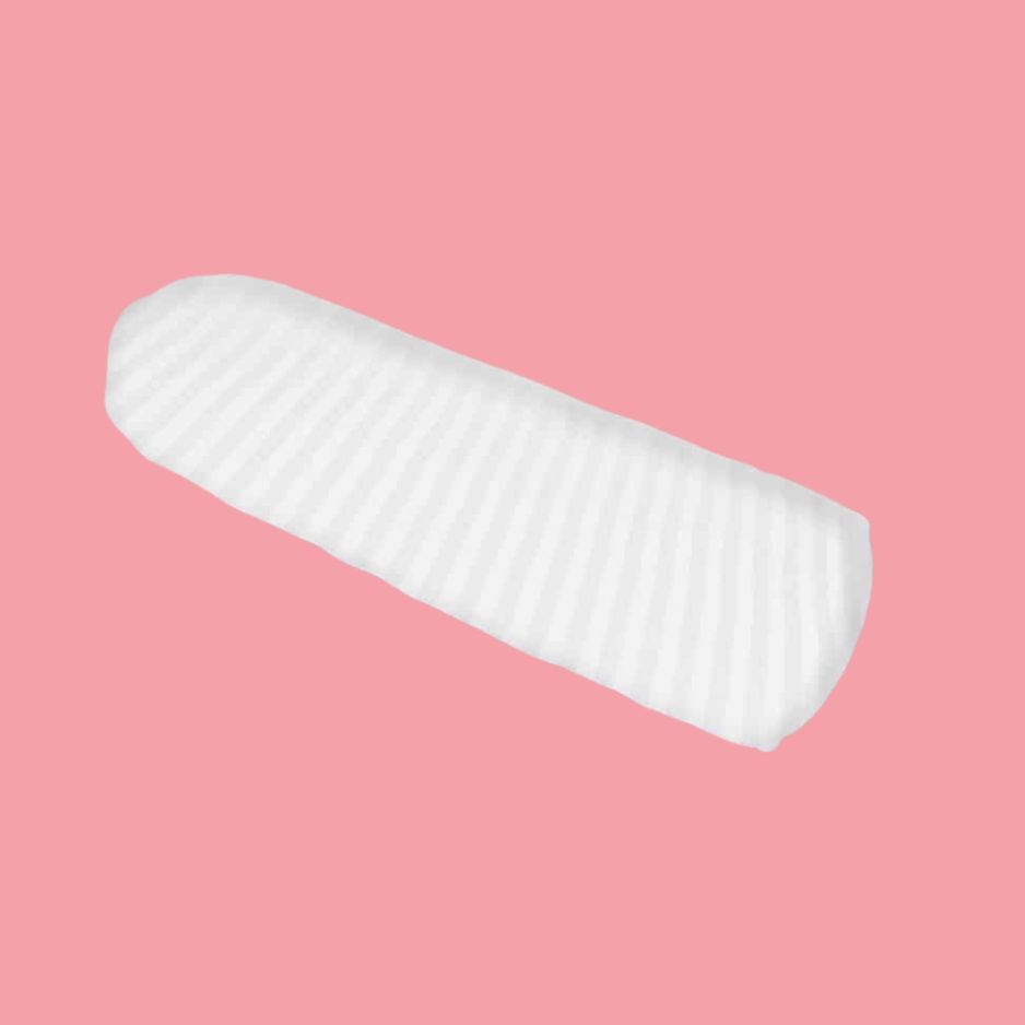 Bolster Cover – White Stripe