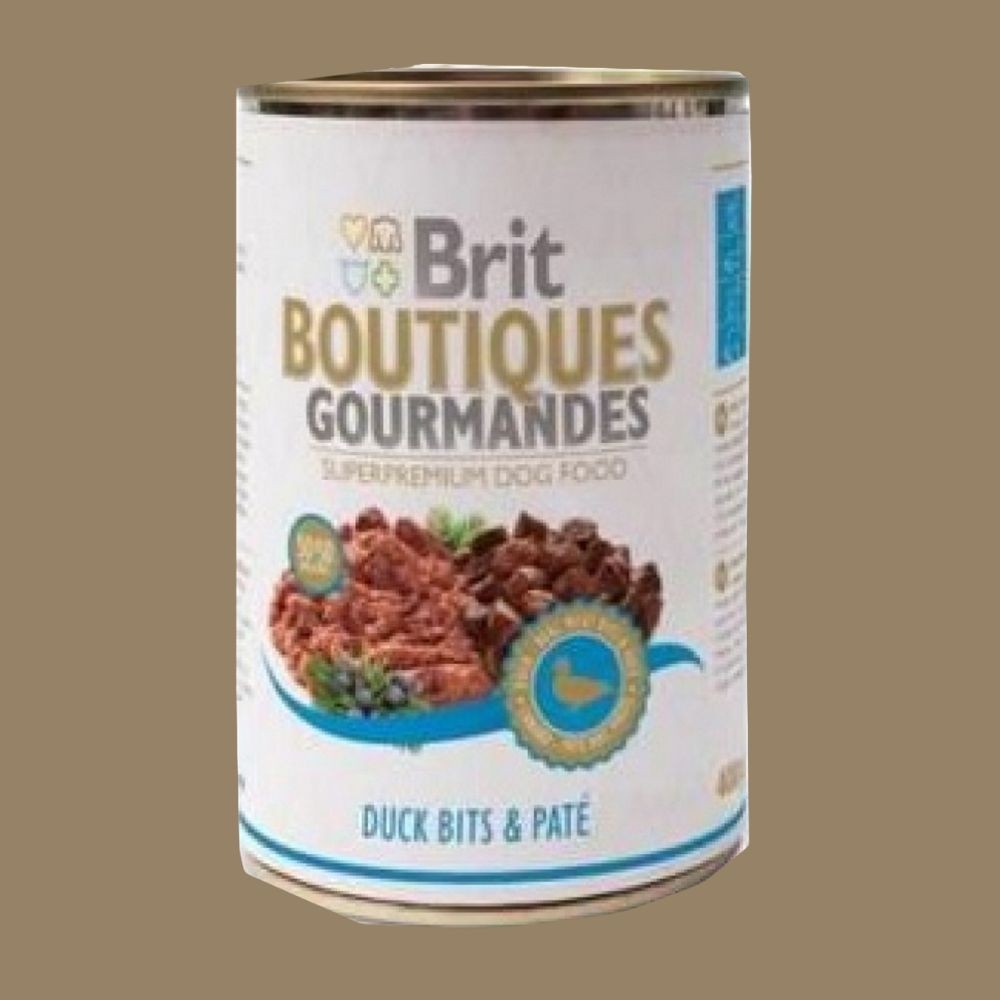 Brit Boutiques Gourmandes Duck Bits and Paté Dog Food