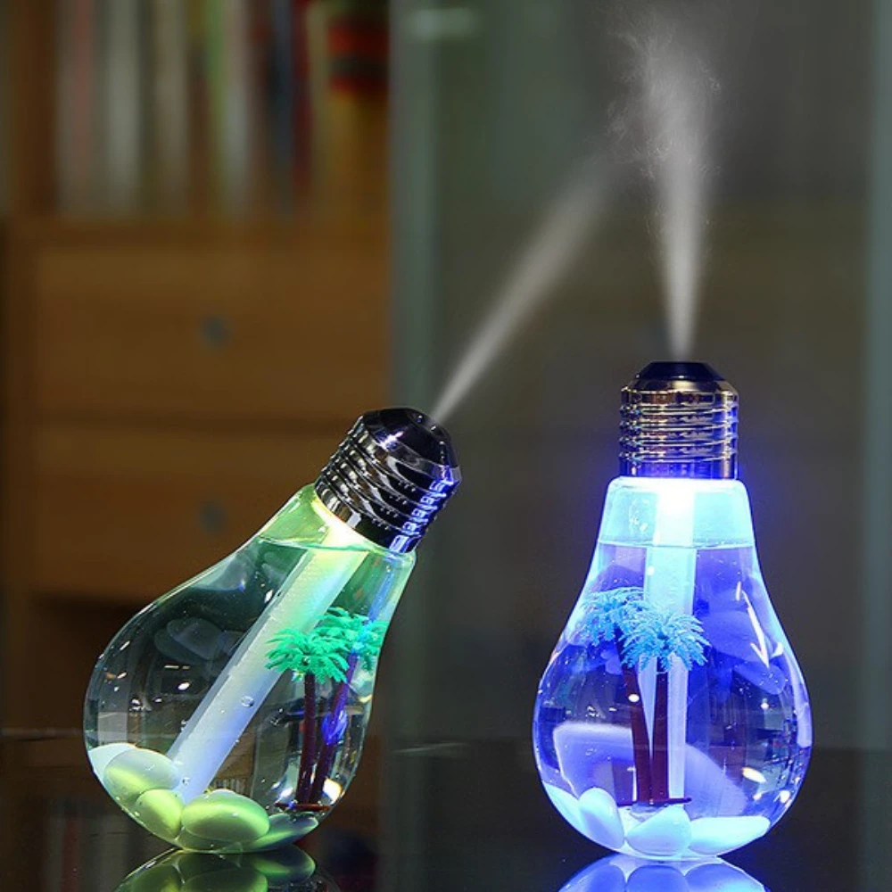 Bulb Humidifier Lamp Shade Decorative Lights Diffuser