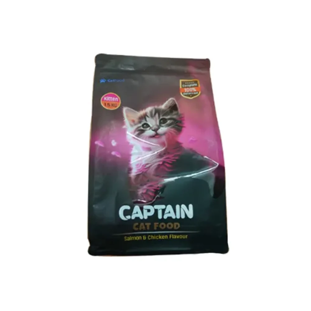Captain Kitten Food Salmon & Chicken Flavour - 1.5kg