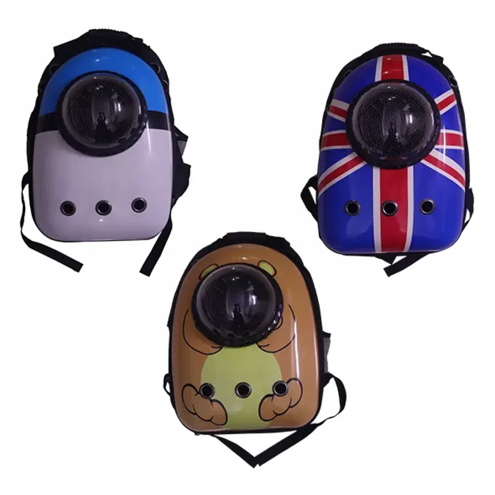 Cat Carrier Backpack Breathable Outdoor Shoulder Bag (Multi Color)