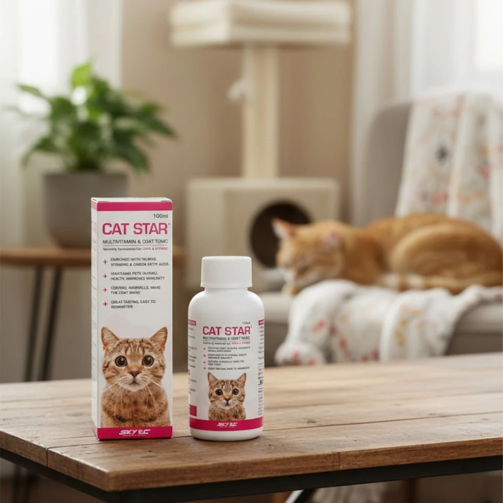 Cat Star Multivitamin and Coat Tonic - 100ml