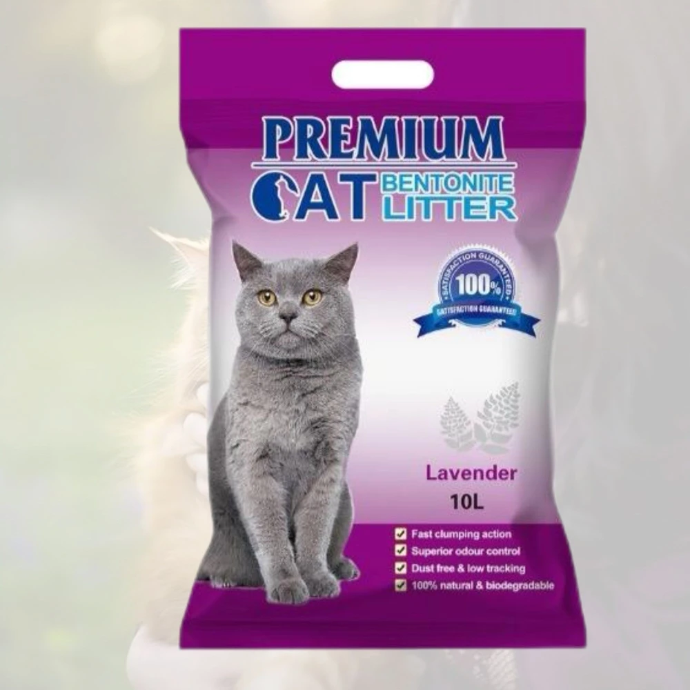 Cattlitter Bentonite Lavender-10 L-Cn