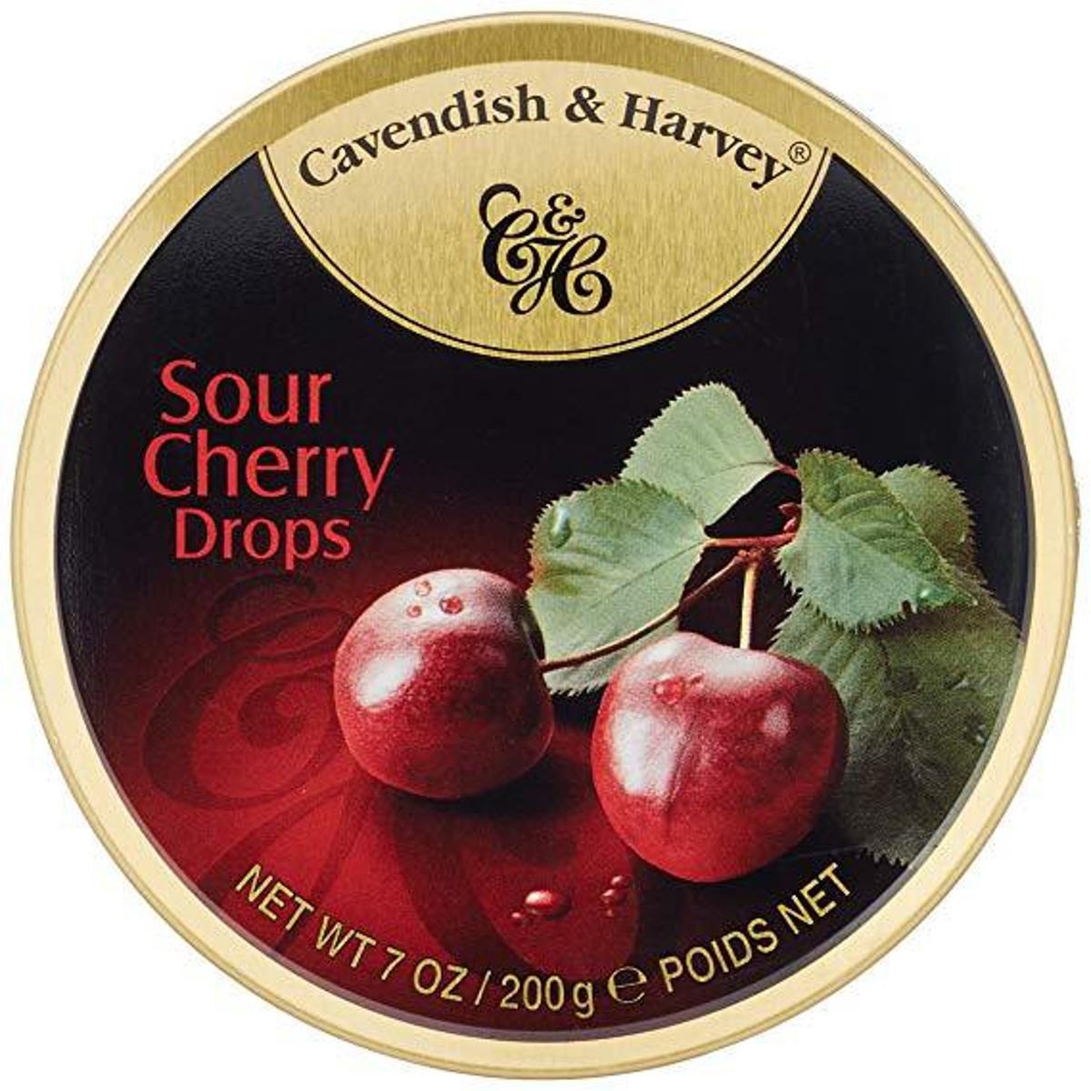 Cavendish and Harvey Sour Cherry Drops Candy