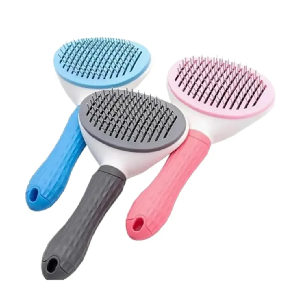 Cleanpets Pet Grooming Brushes For Dog & Cat (Multi Color)