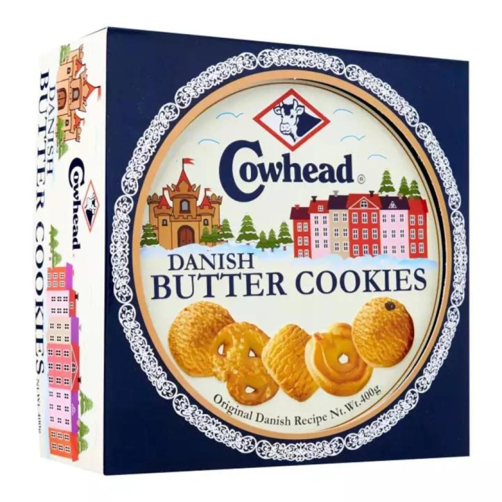 Cowhead Danish Butter Cookies 400Gm