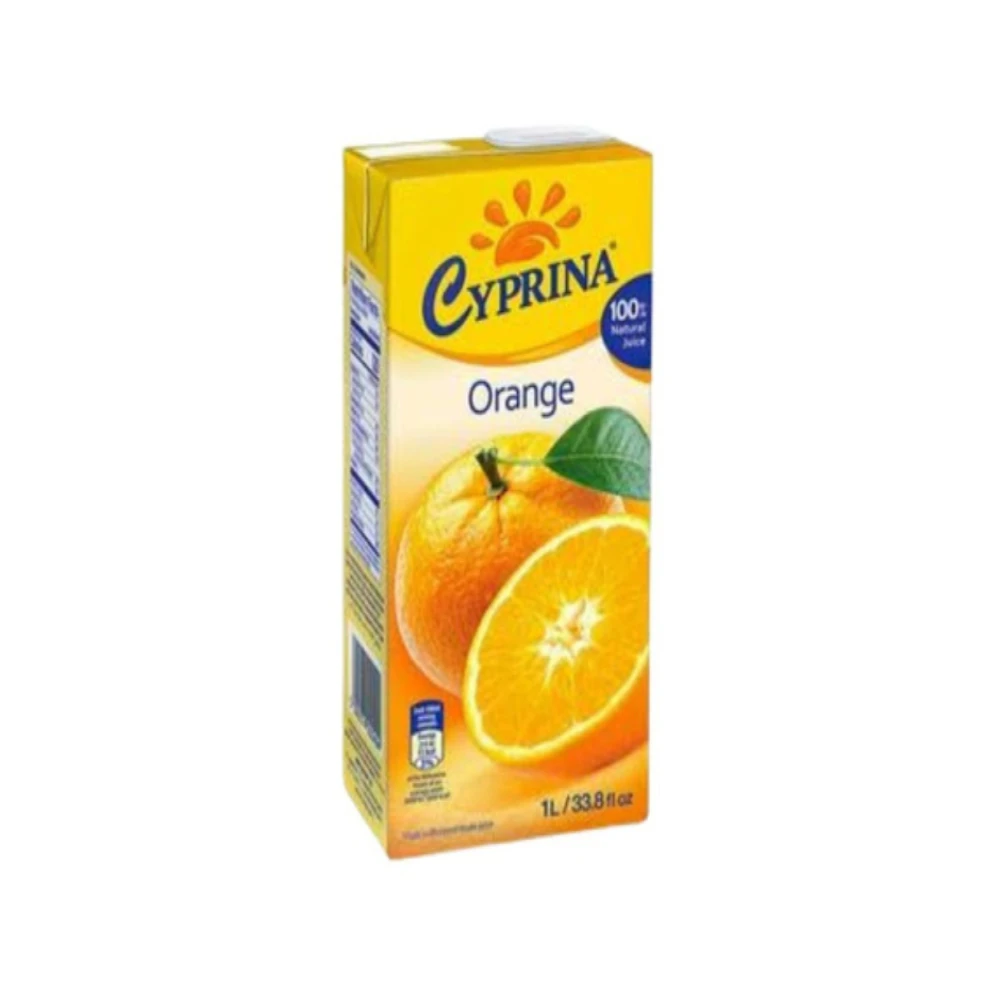 Cyprina Orange Juice with Vitamins A.C.E 1Ltr