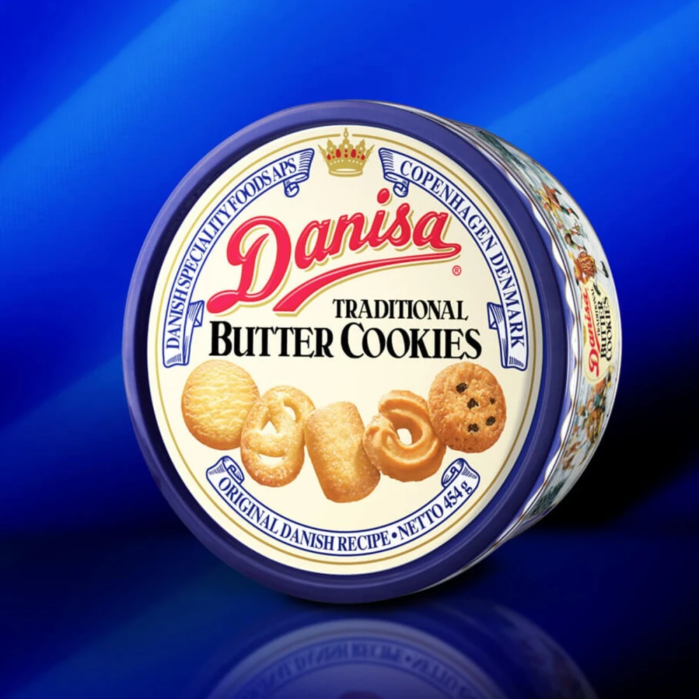 Danisa Trad Butter Cookies 79gm Tin Indonesia