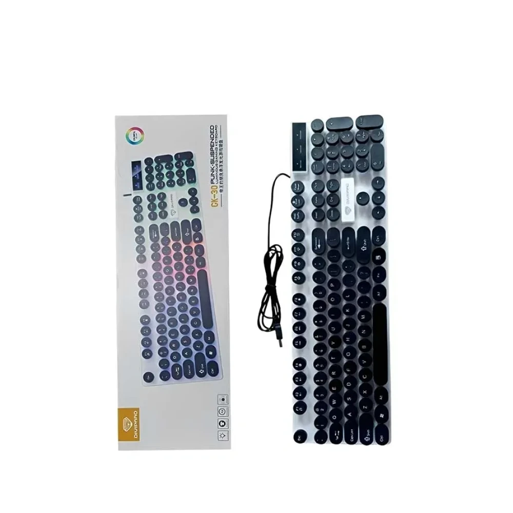 Divipard GK- 30 Punk Suspended Luminous Gaming Keyboard