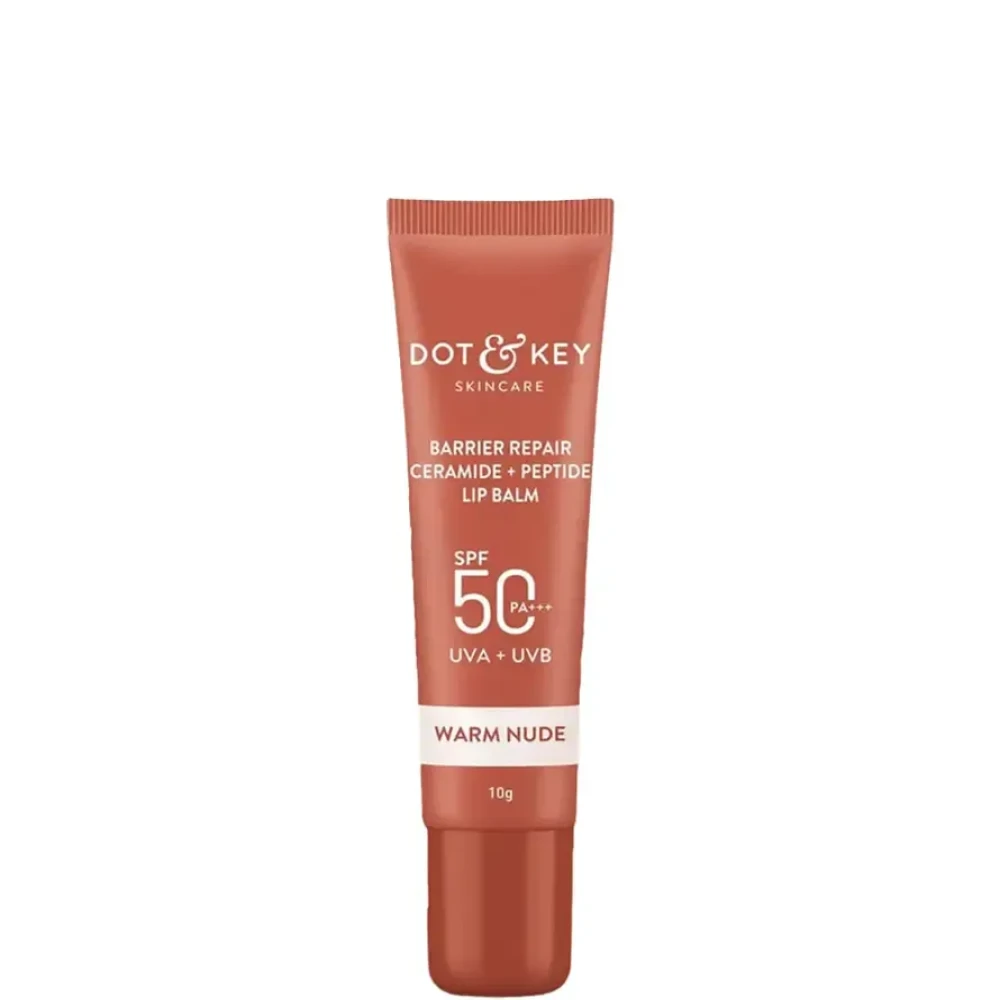 Dot & Key SPF 50 Ceramide+Peptide Lip Balm Warm Nude - 10g
