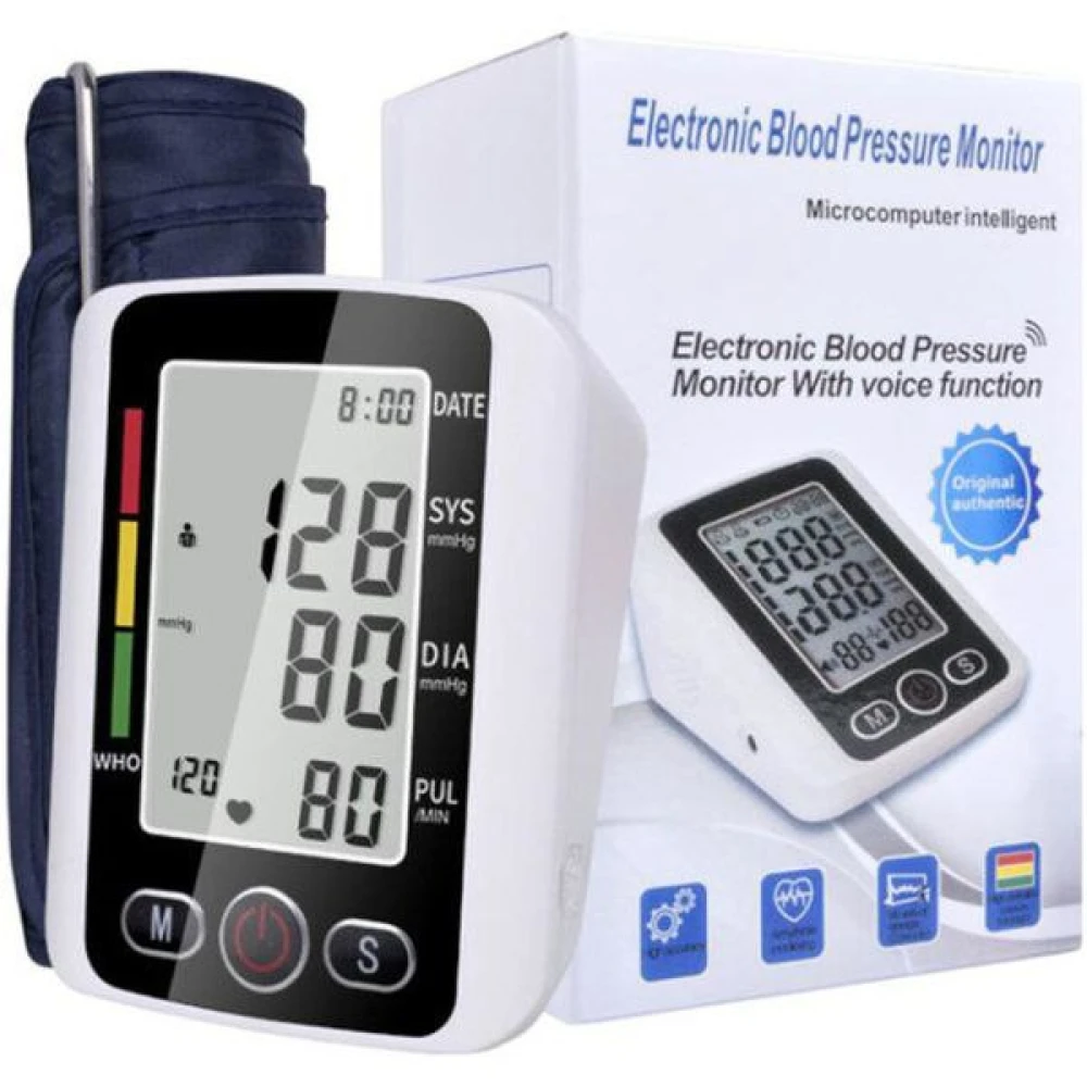 Electronic Blood Pressure Monitor with Voice Function