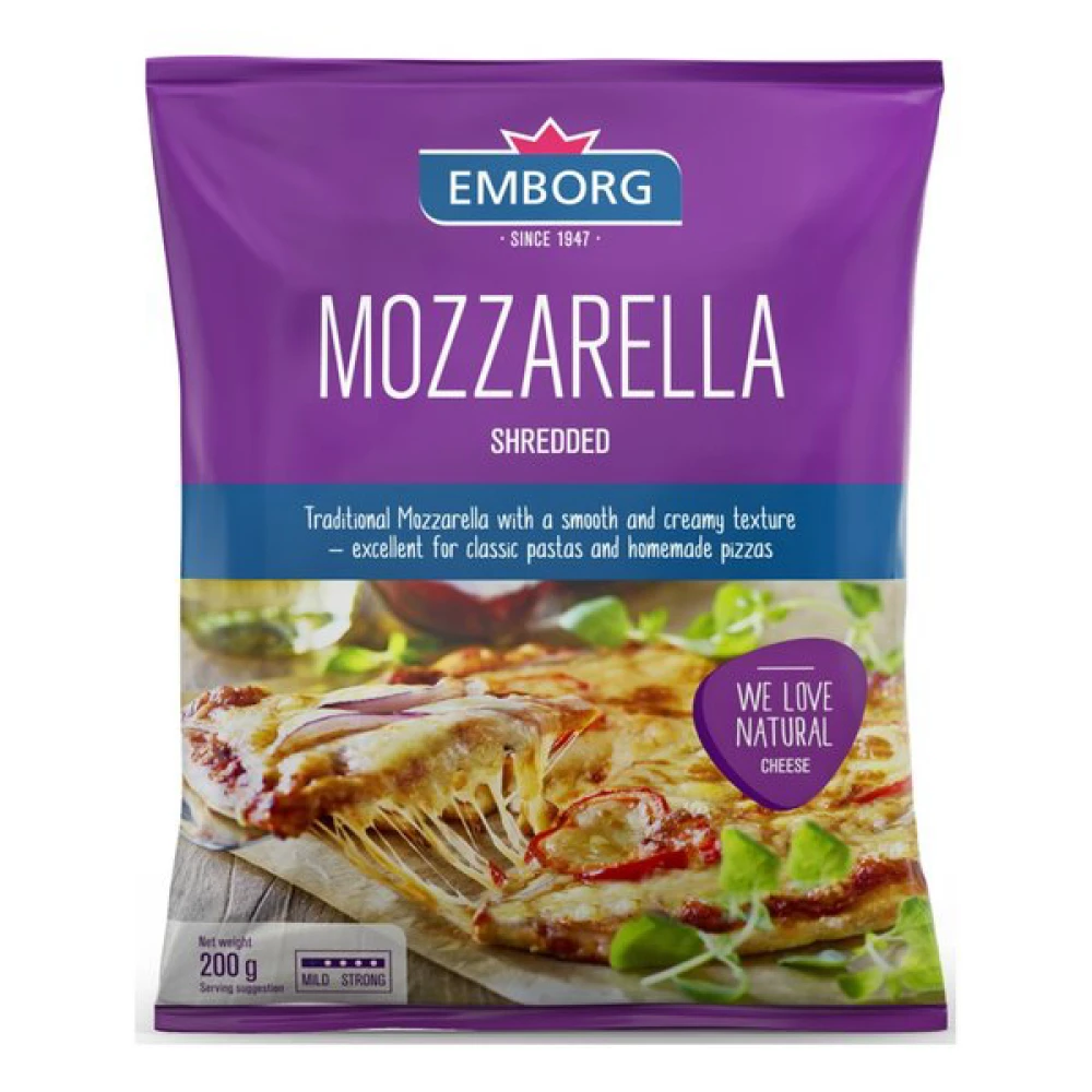 Emborg Mozzarella Cheese 200gm PL