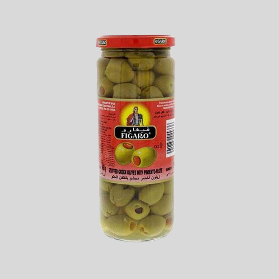 Figaro Pitted Green Olive Jar