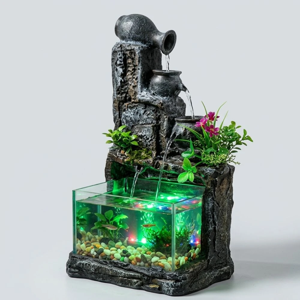 Fountain + Aquarium