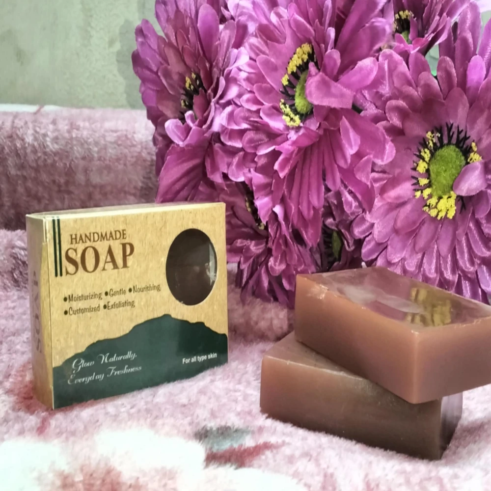 Handmade rose soap
