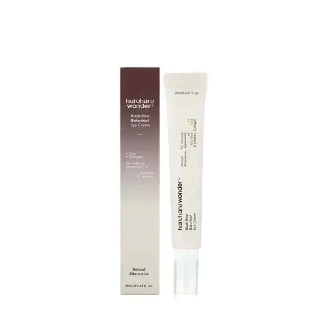 Haruharu Wonder Black Rice Bakuchiol Eye Cream Retinol Alternative - 20ml