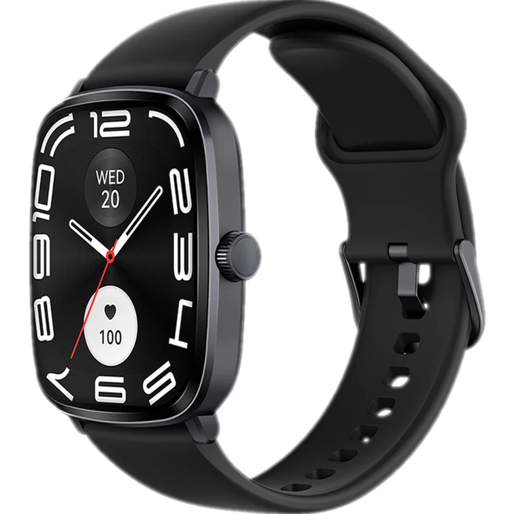 Haylou RS5 2.01” AMOLED HD Display Bluetooth Calling Smartwatch – Black