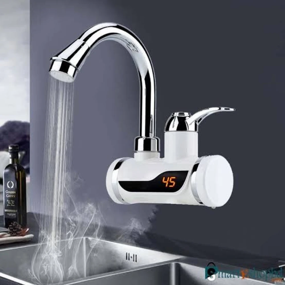 Instant Thankless Digital Electric Hot Water Tap with LED Display