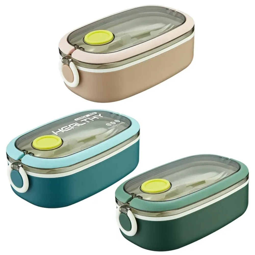 Japanese Style Portable Stainless Steel Lunch Box