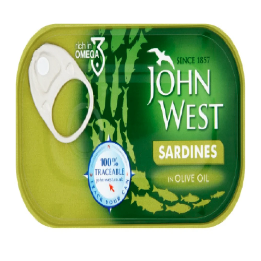John West Sardines In Olive Oil 120gm UK