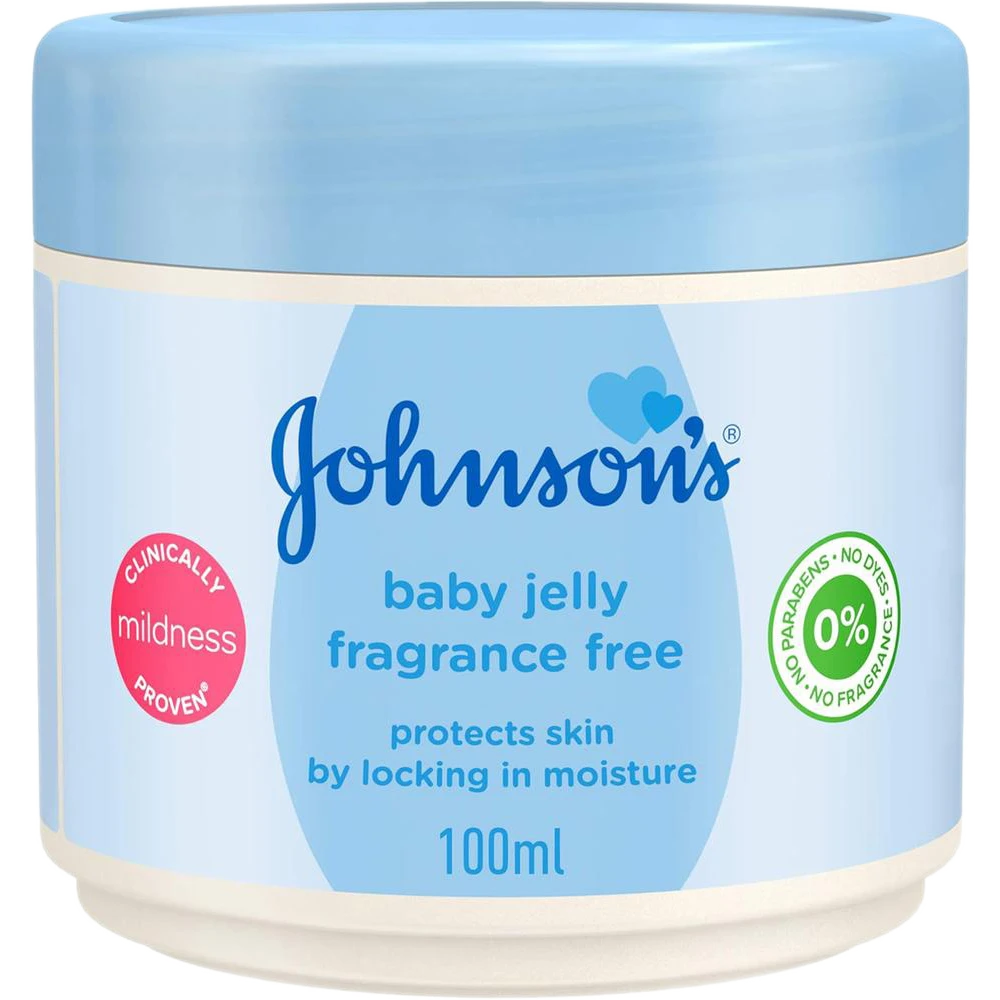Johnson's Fragrance Free Baby Jelly 100 ml